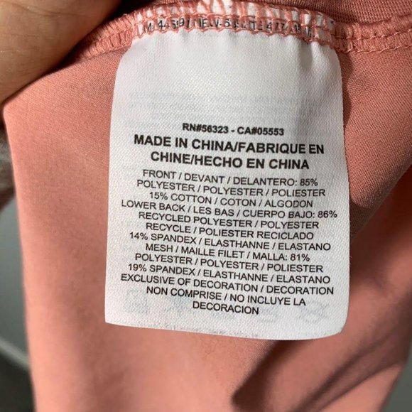 🌷Nike Women’s Dri-Fit Pink Gray Mesh Active Top - Picture 9 of 9